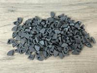 Lego 25269 - 1x1 smooth flat Quarter Tile In Dark Grey -NEW x200 Friends/marvel