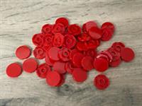 Lego 2x2 Round Smooth Tile in RED x50 (14769) NEW