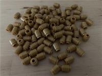 Lego 3062 - 1x1 Round Brick In Gold - NEW - pack of 50 - star wars/city/friends
