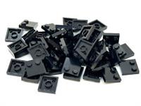 LEGO 33909 - Tile Modified 2 x 2 with Studs on Edge in BLACK - pack of 50 - NEW