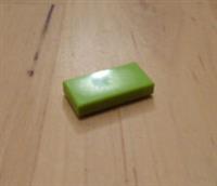 Lego 3069 / 3069b - 1x2 Flat Tile in Lime Green - NEW -pack of 20 - city/friends