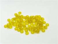 Lego 98138 - 1x1 round Flat Tile in Trans Yellow - NEW x100 - star wars/city