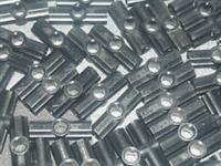 Lego 15 x Technic Axle & Pin Angle Connector Black #2 (straight)