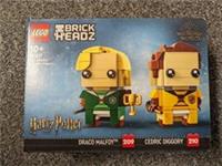 LEGO BRICKHEADZ: Draco Malfoy & Cedric Diggory (40617) - BNIB - Free P&P