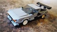 N Vision 74 Sports Car Brick Model MOC - 450 pieces, 8 studs wide