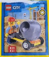 LEGO Set 952403-1 - Builder with Cement Mixer paper bag