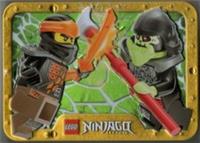 LEGO Set 112326-1 - Cole vs. Bone Knight metal box
