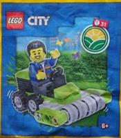 LEGO Set 952303-1 - Worker with Lawn Mower paper bag