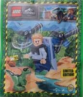 LEGO Set 122328-1 - Owen with Jet Pack and Raptor paper bag