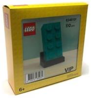 LEGO Set 5006291-1 - Buildable 2 x 4 Dark Turquoise Brick
