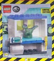 LEGO Set 122404-1 - Baby Raptor with DNA Lab Cabinet paper bag