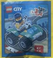 LEGO Set 952308-1 - Stuntman with Quad paper bag