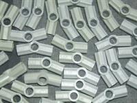Lego 10 x Technic Axle & Pin Angle Connector GREY #3 / Type No 3