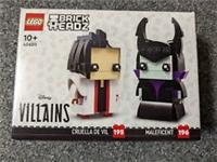 Lego Brickheadz 40620 - Villains Cruella & Maleficent - BNIB - Free P&P