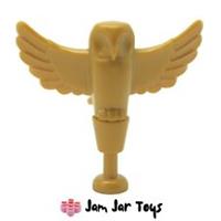 LEGO Harry Potter Owl Bird Mini Figure Pearl Gold With Open Wings 76839 F8
