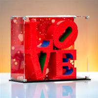 Acrylic Display Case for Lego Art: Robert Indiana's LOVE (31214)
