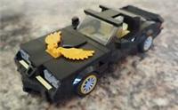 Smokey and the Bandit Trans Am Brick Model MOC - 350 pieces, 8 studs wide