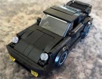 1980s Whale Tail RUF 930 Sports Car Brick Model MOC - 350 pieces, 8 studs wide