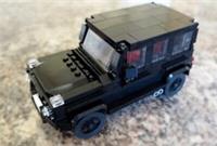 AMG G63 Brick Model MOC - 400 pieces, 8 studs wide