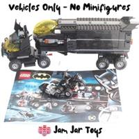 LEGO D C Comics Batman Mobile Bat Base - VEHICLES ONLY 76160 RBB