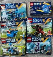 5 NEW LEGO NEXO KNIGHTS POLYBAG 30371 30372 30374 77 78 + 5004389 BATTLE STATION