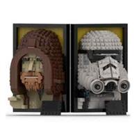Star Wars Obi-Wan Kenobi & Stormtrooper 3D 1229 Piece MOC Building Brick Frame