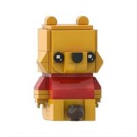 Winnie the Pooh 108 Piece Brickhaedz Building Brick Toy