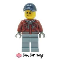 LEGO CITY Minifigure Explorer Male Dark Red 60264 - NEW CTY1172 R799