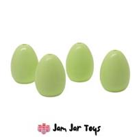 LEGO Dinosaur Eggs Minifigures Easter / Food - 4 x NEW Yellowish Green - A119