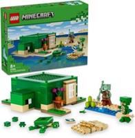 LEGO Minecraft The Turtle Beach House Animal-Care Toy for Kids, Girls and...