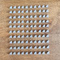 LEGO Flat 1/4 Circle Tile (25269) LIGHT GREY, 100 pieces, FREE UK Postage