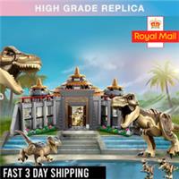 Jurassic Park Visitor Centre: T. Rex & Raptor Attack 76961 New Unbranded