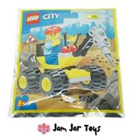 LEGO City Workman with Auger Epic Vehicle Polybag NEW Sealed 952202