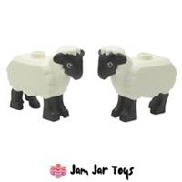 LEGO Sheep Lamb Farm Animals 2x NEW Easter Spring Minifigure Pieces F7