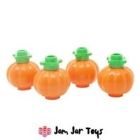 LEGO Orange Pumpkins 4x NEW A94 Seasonal Halloween Decoration MOC