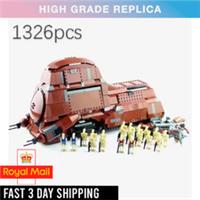 Star Wars MOC Trade Federation MTT 7662 Complete Set (1330 Pieces)