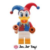 LEGO Donald Duck Jester Minifigure Disney NEW 10780 DIS080 R327