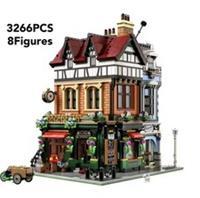 *NEW* UNBRANDED MOC 10350 Tudor Corner Building Blocks Icons 8 Figures 3266 Pcs
