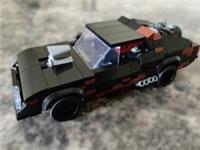 Mad Max Black on Black Brick Model MOC - 350 pieces, 8 studs wide
