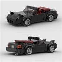 Black Mazda MX5 Miata NA Car 305 Pcs Building Brick Set MOC - FREE DELIVERY! UK