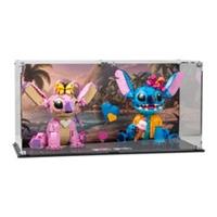 Acrylic Display Case for Lego  Disney Stitch (43249) & Angel (43257)