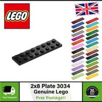 2x8 Plate | LEGO 3034 | Best Price On Ebay | FREE POSTAGE | Choose Qty!