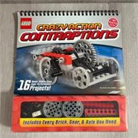 Lego Projects Book Crazy Action Contraptions 16 Build 87 Pieces VTG