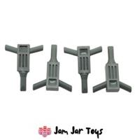LEGO Drill Jackhammer Motor Hammer Tool Dark Bluish Grey x4 NEW A21