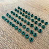 50x Lego 1x1 Rounded Stud with Open Hole (28626) Earth Green, FREE UK Postage