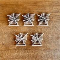 5x LEGO Spider's Web, with shaft and bar (90981) WHITE, FREE UK Postage