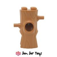 LEGO Tree Trunk Costume Minifigure Medium Nougat Branch Outfit NEW F28