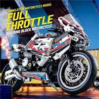 Racing Motorbike MOC Technical Building Set 1920 Pieces (42130 / 88817 Style)