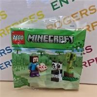 Lego Minecraft 30672 Steve and Baby Panda - New & Sealed Polybag