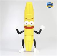 124 PCS MOC Dancing Banana Figures Building Bricks - Kids Assembly Model Toy